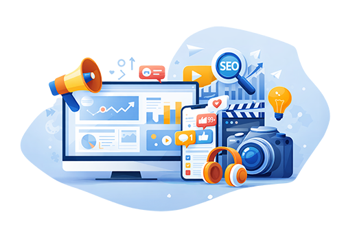 Digital Marketing Illustration